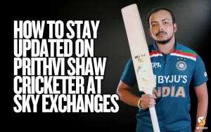 Prithvi Shaw Cricketer
